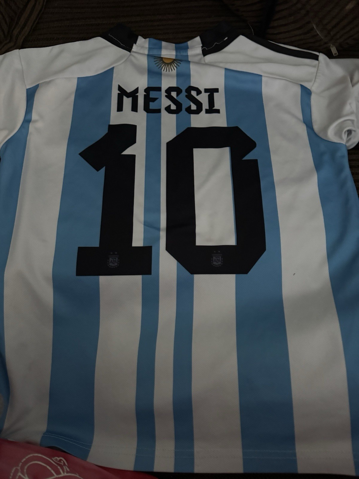 Argentina National football Shirt Messi #10 Men's Soccer jersey AFA Kids