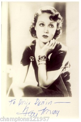 Fay Wray ++Autograph++++King Kong++