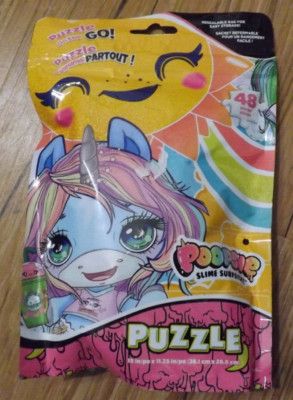 NEW 48 pc POOPSIE Slime surprise puzzle on the go
