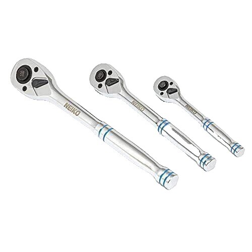 NEIKO Wackelverlängerungen Set – 9-teilig Für 1/4", 3/8", 1/2" Antriebe, Cr-V Stahl
