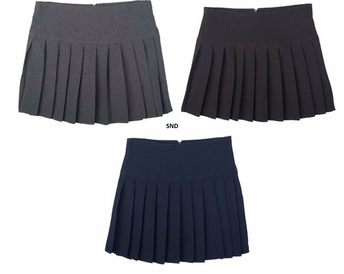 Britney School uniform Skirt Pleated Short Mini Kids and Ladies Age 5 -Size 18