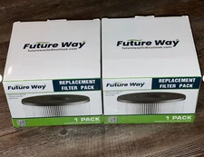 2X Future Way Filter Replacement Compatible w/BS-03 HEPA Air Filters