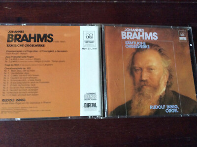 Brahms -  Sämtliche Orgelwerke [CD Album] MDG   Rudolf Innig 