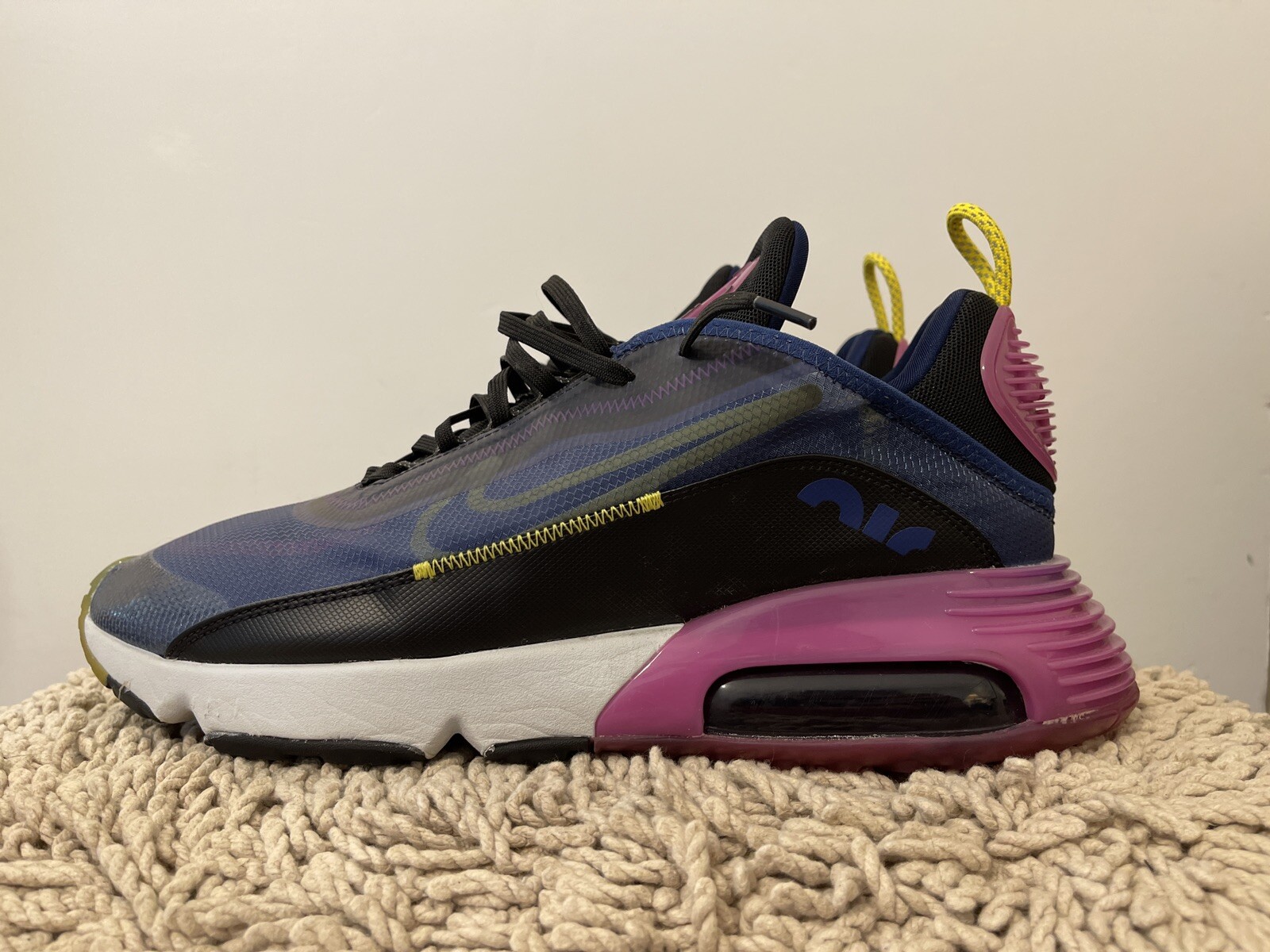 SAOLA Nike Air Max 2090 CT7695 401 Blu Vuoto Fucsia Scarpe da Corsa Uomo Taglia 13