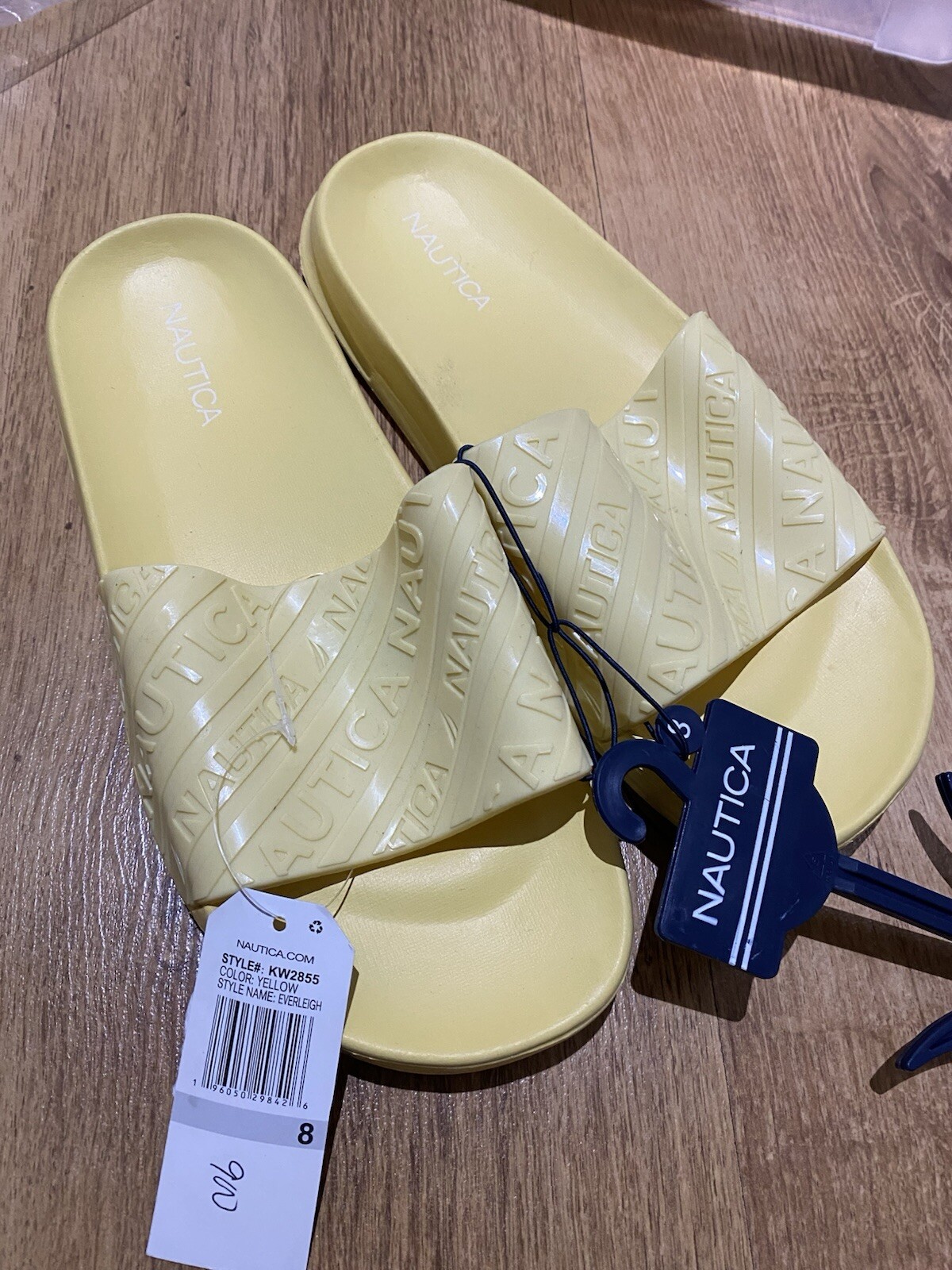 APL Ciabatte donna Nautica Uk6 gialle nuove con etichetta originali