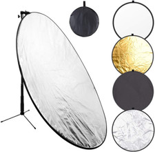 43 Inch/110 Centimeter Light Reflector 5-In-1 Collapsible Photography Reflectors
