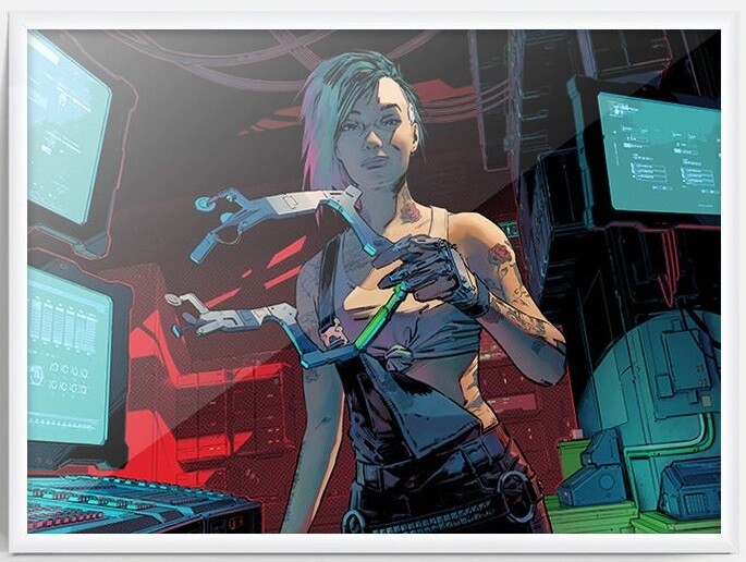 Cyberpunk 2077: Braindance with Judy Poster 97cm x 68cm | eBay