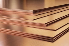 Copper Sheet Stock 22 Gauge Mill Finish, Metal Sheet, Metalworking, Metal Strip