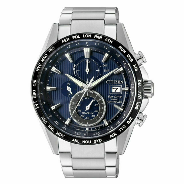 Citizen Eco-Drive Blue Men's Watch - AT8154-82L for sale online | eBay