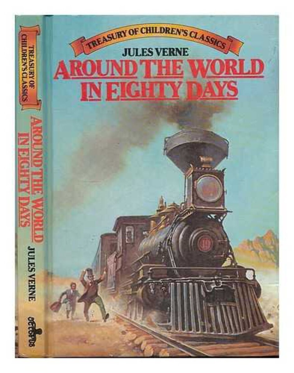 Around the World in 80 Days byJules Verne (1980) (Illustrated