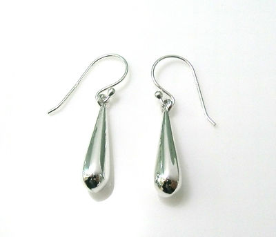 Klassische 925 Sterling Silber Träne Tropfen Stil Ohrhänger mit Geschenktüte 