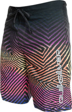 Quiksilver Everyday Warp Fade Board Shorts - NWT Mens 38 Blk / Multi - 46754-D7