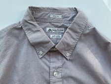 J.Crew, Long Sleeve Button Down, Blue And Red Check, L / 16 / 16.5, Thomas Mason