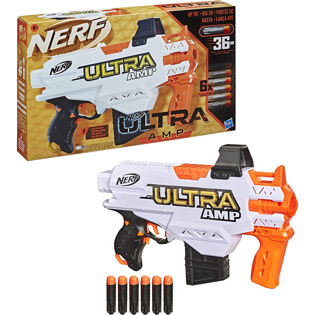 Nerf Hasbro Ultra Motorised Blaster With 6-Dart Clip & Darts New