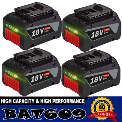 2X Original Akku für Bosch 18V 8AH Professional GBA GSR GSB BAT618 BAT609 BAT620