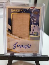 Sherten Apostel Jumbo Bats Rookie 36/68 2021 Panini Immaculate Auto