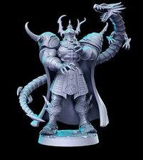 Golbez Dark Knight Sorcerer | Fantasy Miniature D&D Tabletop Game RPG Pathfinder