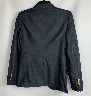 Brooks Brothers Blazer Milano Fit Blue Collared 1 Button Pockets