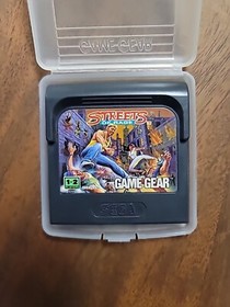 SEGA GAMEGEAR VIDEO GAME STREETS OF RAGE W CASE CARTRIDGE CART VINTAGE GEAR 