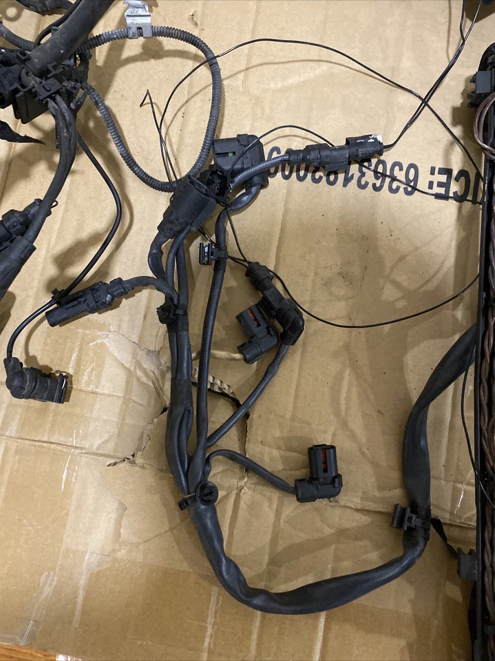 BMW 535D (F10) 2014 3,0 L N57T motor diésel cableado arnés telar Foto 2 de 4