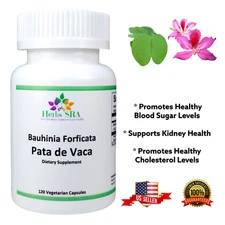 PATA DE VACA 120 Capsules Blood Sugar Control Naturally, Antioxidant Biomedical.