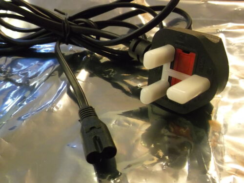 NEUF fil de câble cordon d'alimentation britannique pour chargeur de batterie Nikon EH MH sélectionner dans l'advertance - Photo 1/1
