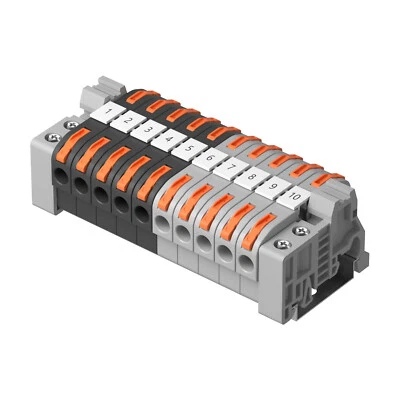 SONOFF Universal 20pcs Din Rail Compact Wire Wiring Connector Terminal Block