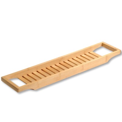 KESPER 92257 Badewannenablage aus FSC-zertifiziertem Bambus / Ablage für Badu...