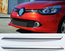 Kühler Grill Leisten V2A Einsätze passend für Renault Clio IV Phase I 2012-2016