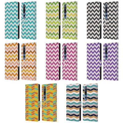 HEAD CASE DESIGNS ZIGZAG LEATHER BOOK WALLET CASE COVER FOR XIAOMI PHONES