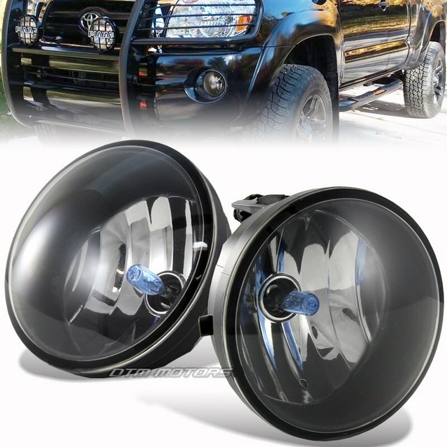 Replacement L+R Clear Fog Light Lamp+Wire/Switch Assembly 07-13 Toyota