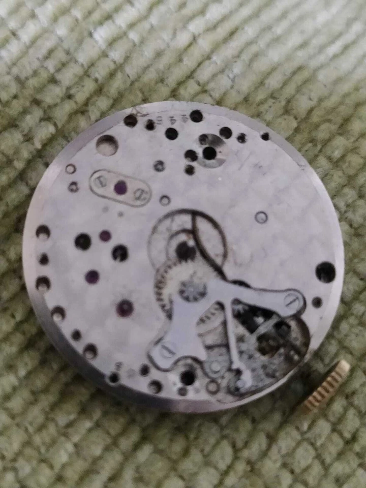 Vintage VULCAIN Grand Prix Wrist Watch In Complete Movement not work  - Image 4 of 4