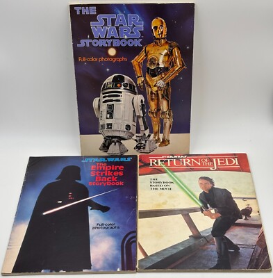 Lot of 3 Scholastic Inc. Star Wars Paperback Picture Storybooks