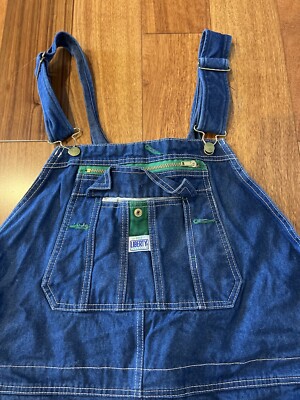 Vintage LIBERTY Overalls Denim Jeans Work Wear Farmer Overalls