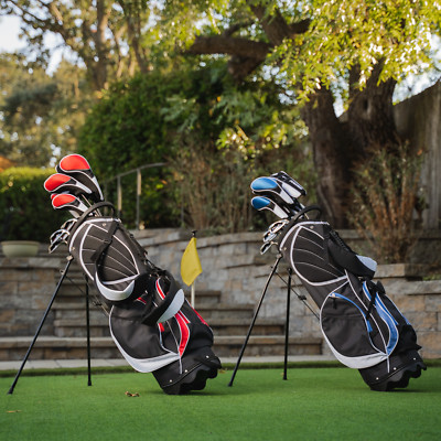 Precise S7 Men's Complete 18 Piece Golf Club Package Set - 2 Colors & 2 Sizes