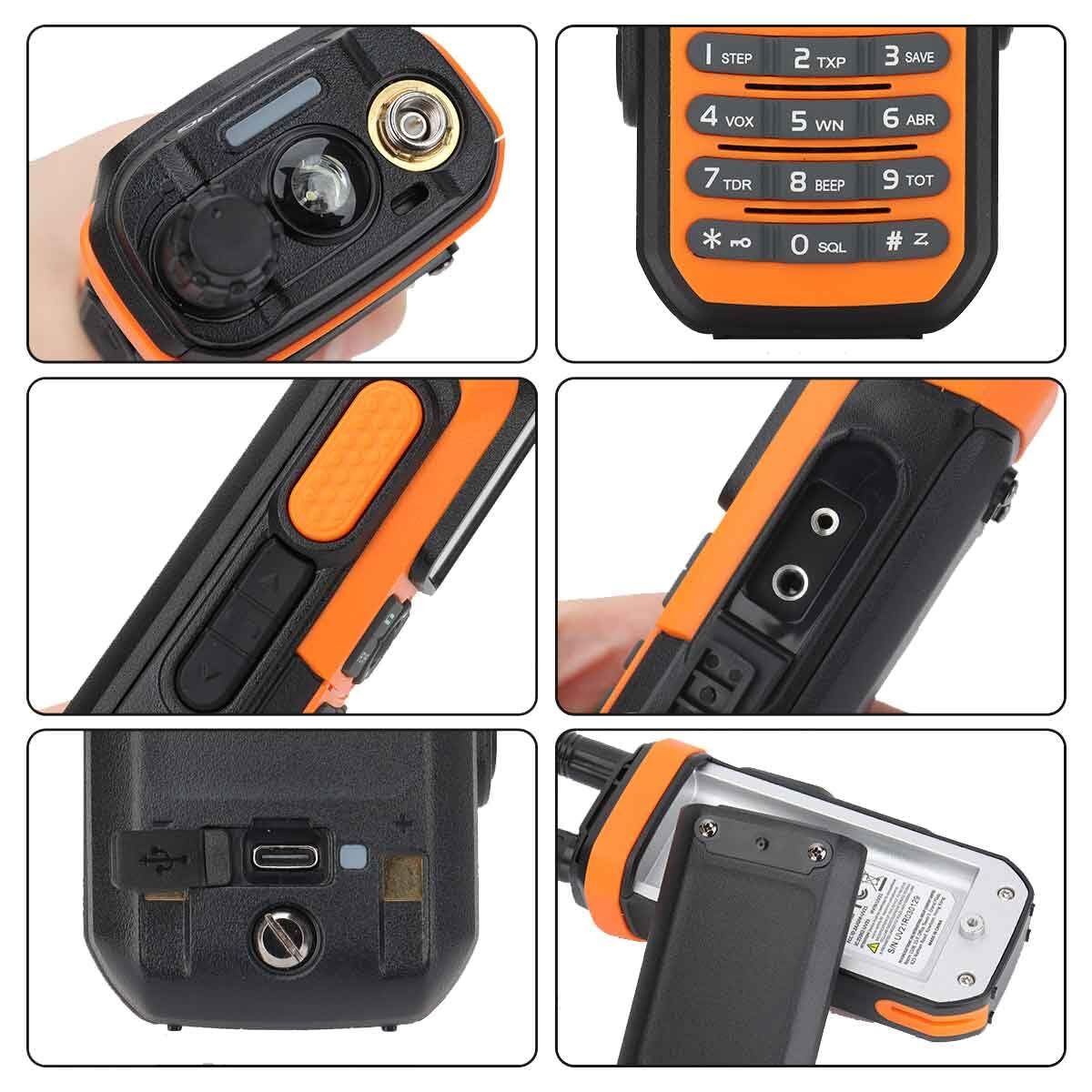 Digital Handheld Radio Scanner Fire Police VHF FM EMS Ham 2 Way ...