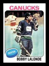 1975 76 Topps #246 Bobby Lalonde Canucks NEAR MINT *r6