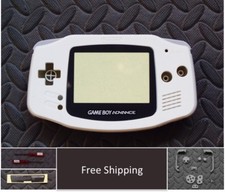 GBA Nintendo Game Boy Advance Replacement Housing Shell Screen White USA 