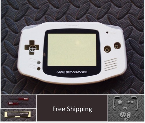 GBA Nintendo Game Boy Advance Ersatz Gehäuse Schale Display Weiß USA! - Bild 1 von 1