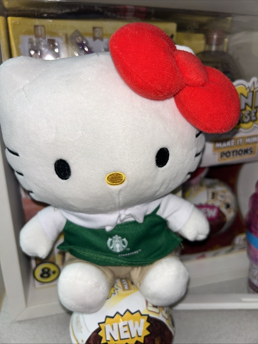 Starbucks x Hello Kitty Barista No Box Plush 2025 Exclusive Sanrio