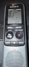 Sony ICD-BX140 4GB Digital Voice Recorder Tested  Works Very Clean 