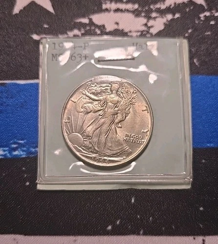 Choice BU - 1944 Walking Liberty Half Dollar - 90% Silver - Uncirculated Unc