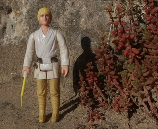 RARE JOUET FIGURINE ARTICULEE LUKE SKYWALKER STAR WARS GMFGI HONG KONG 1977