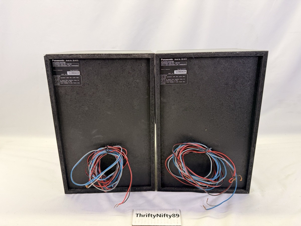 Panasonic SB-AK33 Speaker System Set Right and Left Subwoofer