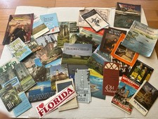 Lot Of Vtg Travel Brochures Memorabilia Stickers Booklets Informational Guides