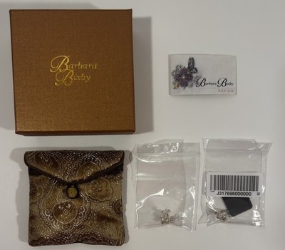 Barbara Bixby Frog Stud Earrings 925 & 18k  New