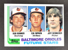 1982 Topps Cal Ripken Rookie Card #21 Baltimore Orioles NM. rookie card picture
