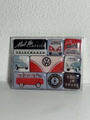 VW 9-teiliges Magnetset - Meet the classics / Kühlschrankmagnete