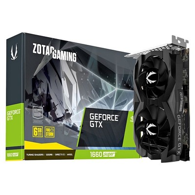 ZOTAC GAMING GeForce GTX 1660 SUPER Twin Fan 6GB Grafikkarte unbenutzt