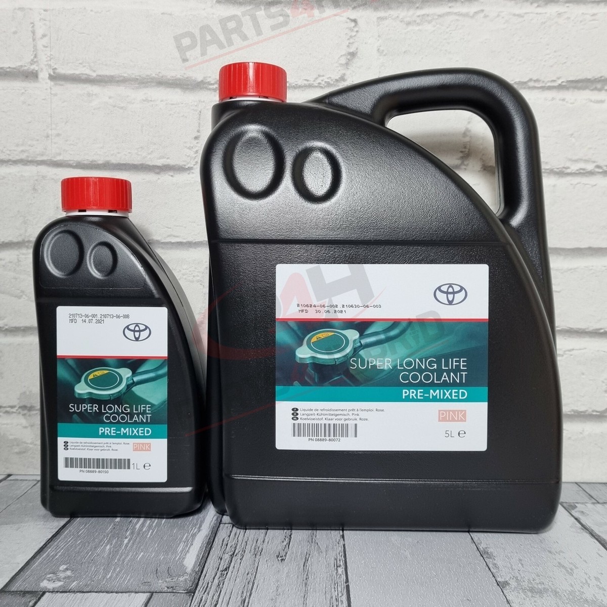 メンテナンス TOYOTA SUPER LONG LIFE COOLANT Genuine Toyota Super Long Life Antifreeze Pink Coolant Pre Mixed